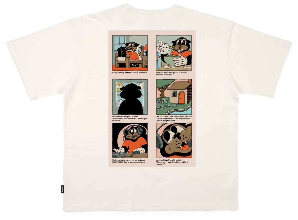 The Dudes Fucky Weekly - off-white XXXL