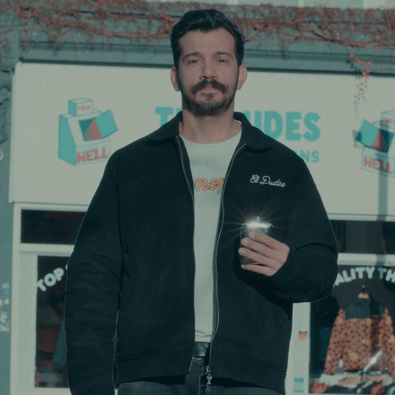 The Dudes El Dudes Jacke Tom Cord - black XS The Dudes El Dudes Jacke Tom Cord - black XXXL