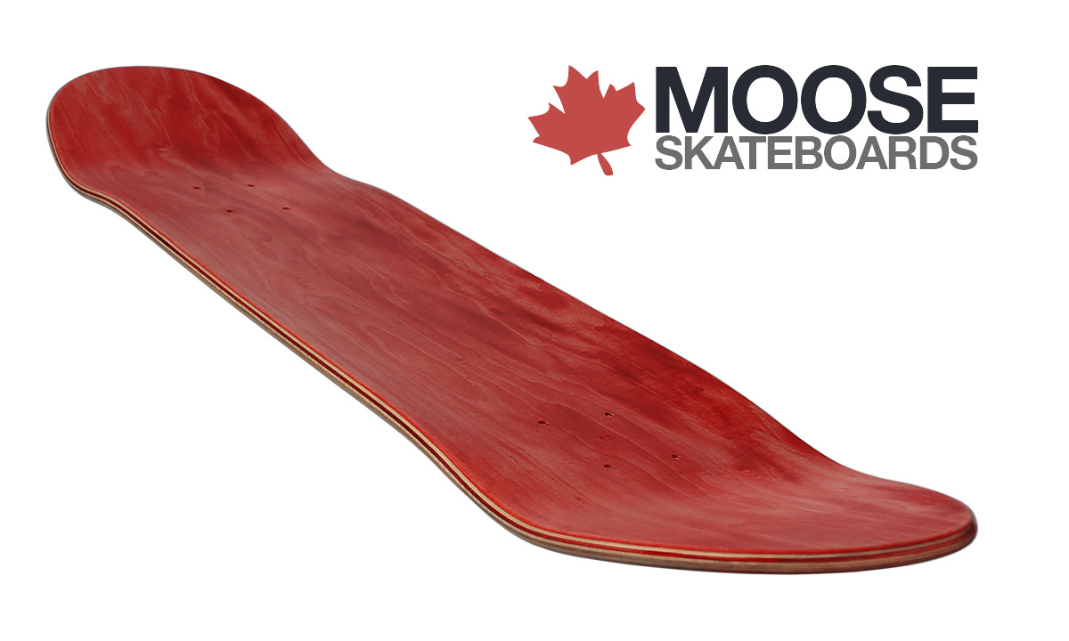 Moose Blank Skateboard Deck Mid 8.50