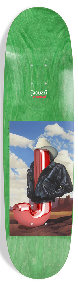 Jacuzzi Skateboard Deck Big Ol J 8,50 Jacuzzi Skateboard Deck Big Ol J 8,50