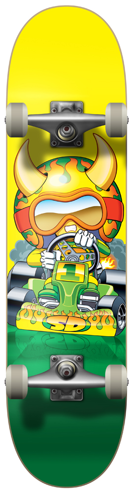 Speed Demons Komplettboard Go Kart 7,25