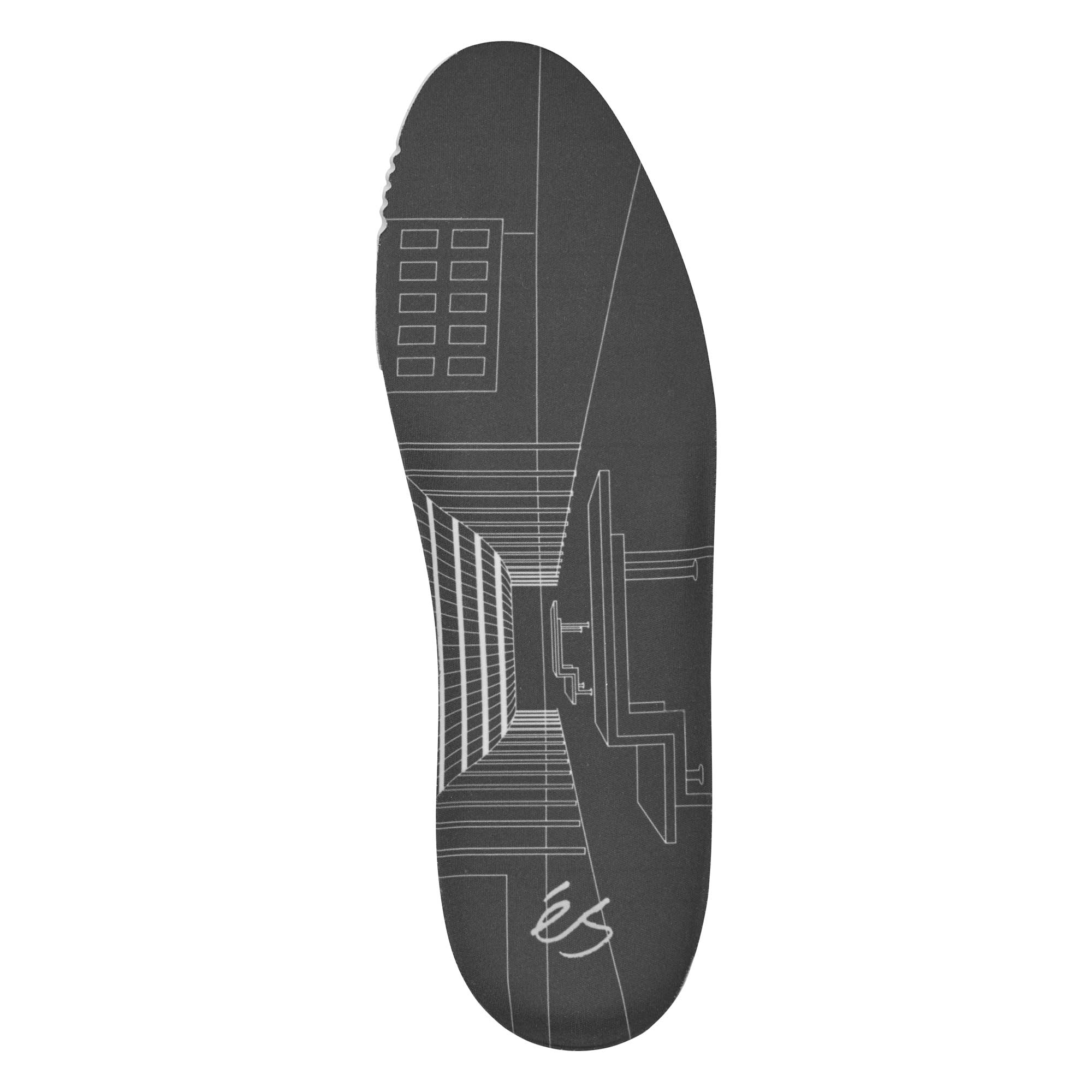 eS SKB Shoe ACCEL SLIM gry/bla, gray/black 11½