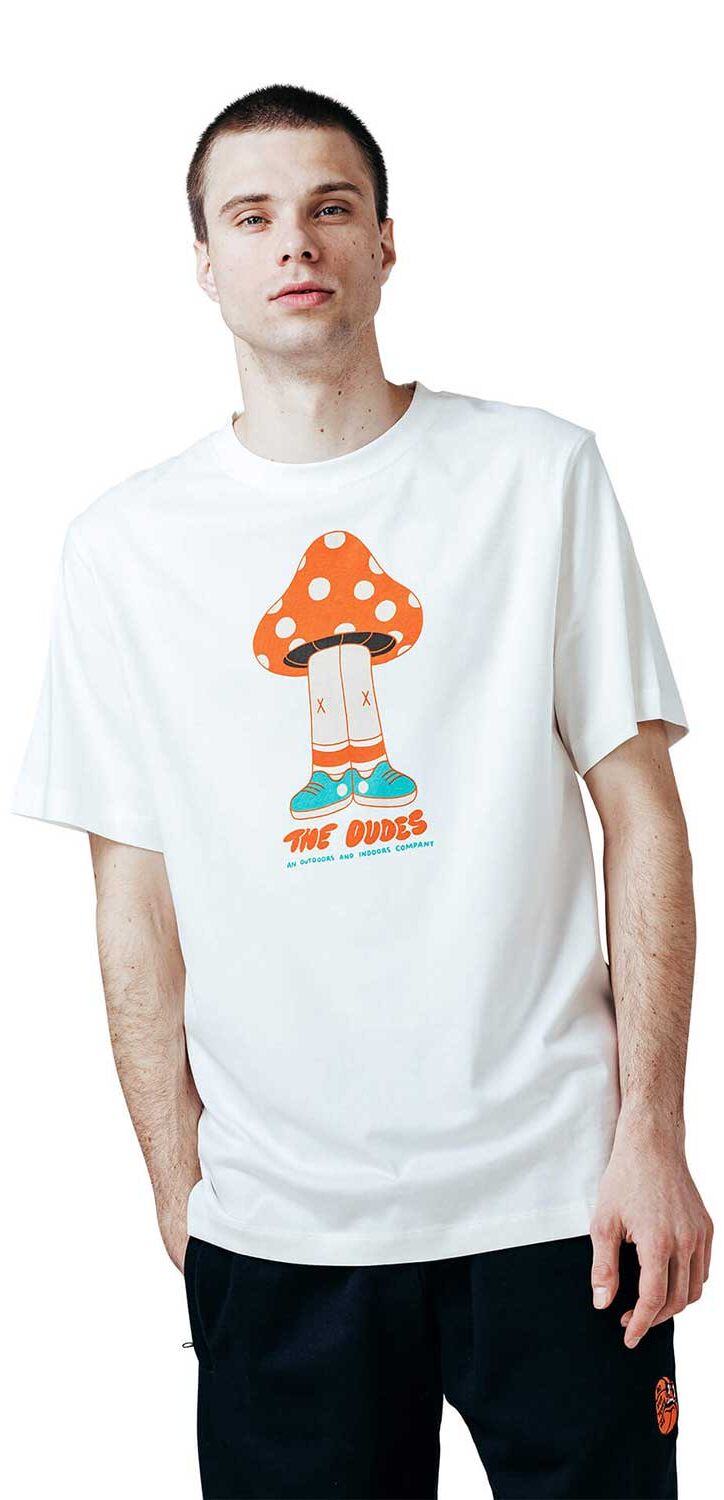 The Dudes Shroomy Classic T-Shirt - off-white The Dudes Shroomy Classic T-Shirt - off-white