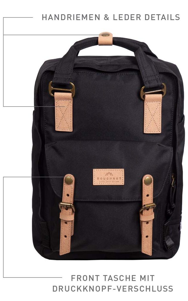 Doughnut Macaroon Reborn Series Rucksack black