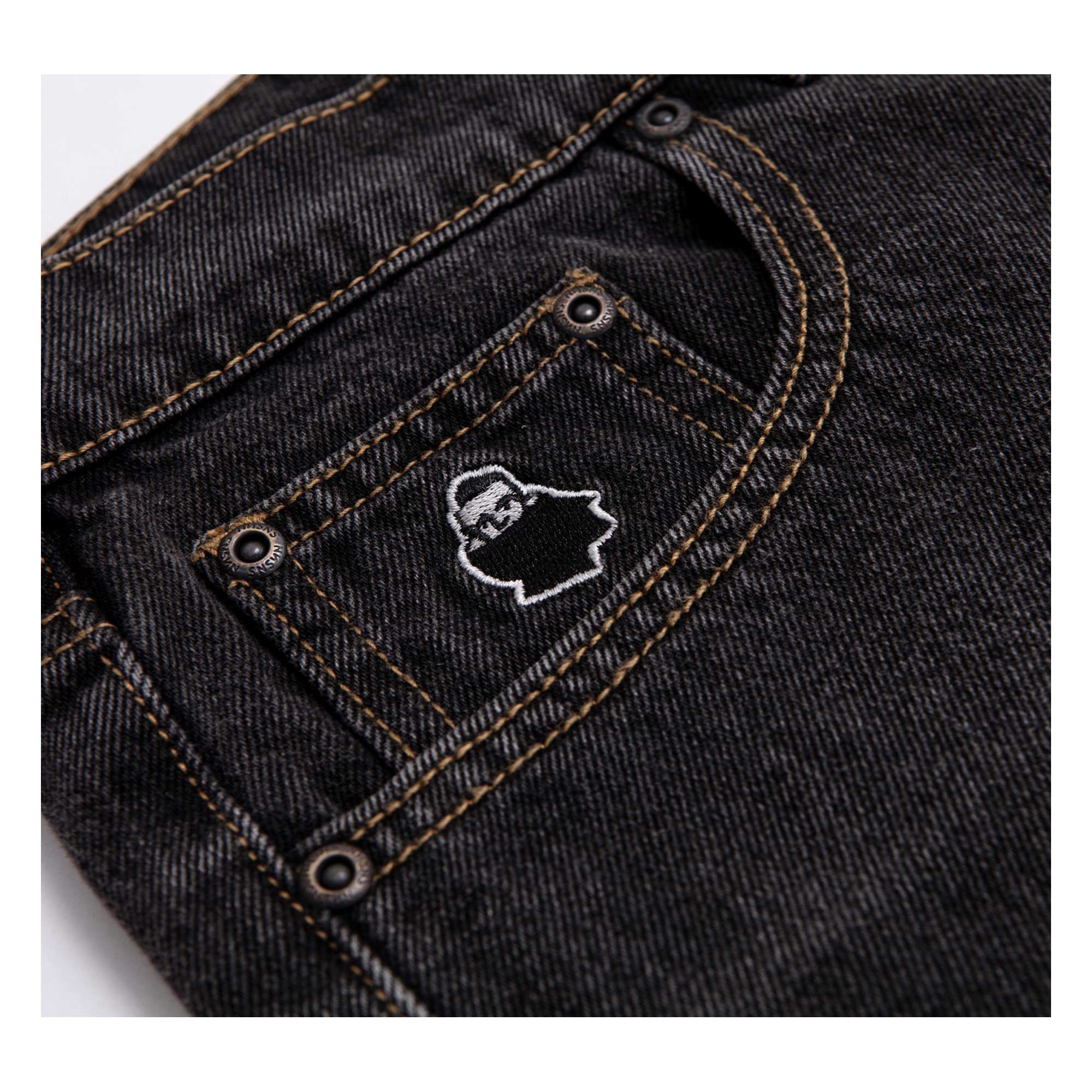 NNSNS Pant NESSIE, washed black 29/30