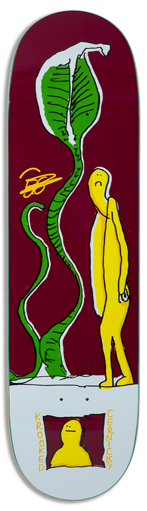 Krooked Skateboard Deck Cernicky Tall Snake 8,50 Krooked Skateboard Deck Cernicky Tall Snake 8,50