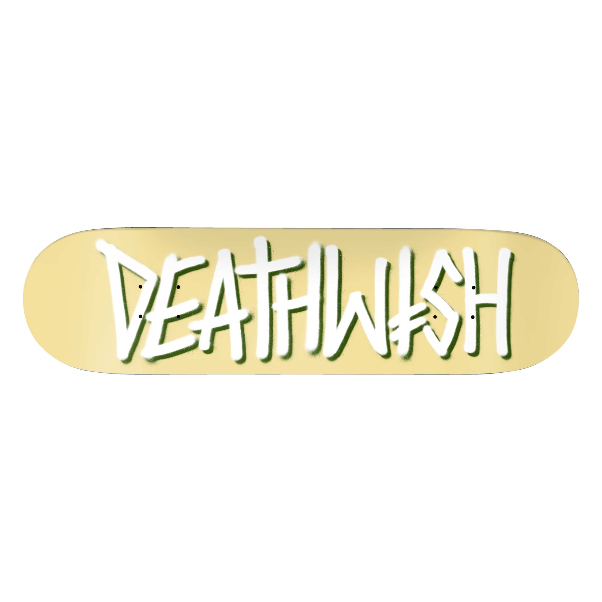DEATHWISH Deck DEATHSPRAY PALE YLW 8.0, yellow 8.0 DEATHWISH Deck DEATHSPRAY PALE YLW 8.0, yellow 8.0