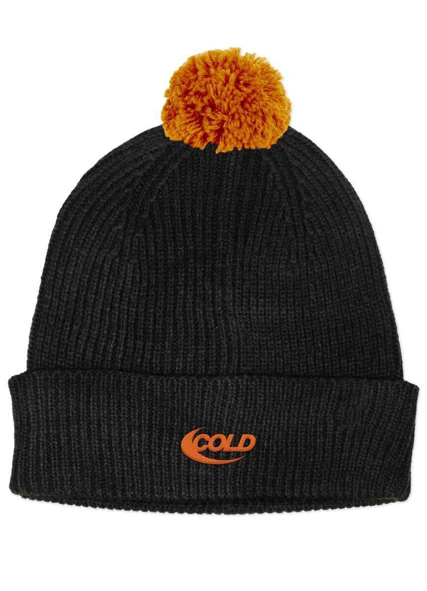 The Dudes Cold Homeslice Pompom Beanie - black The Dudes Cold Homeslice Pompom Beanie - black