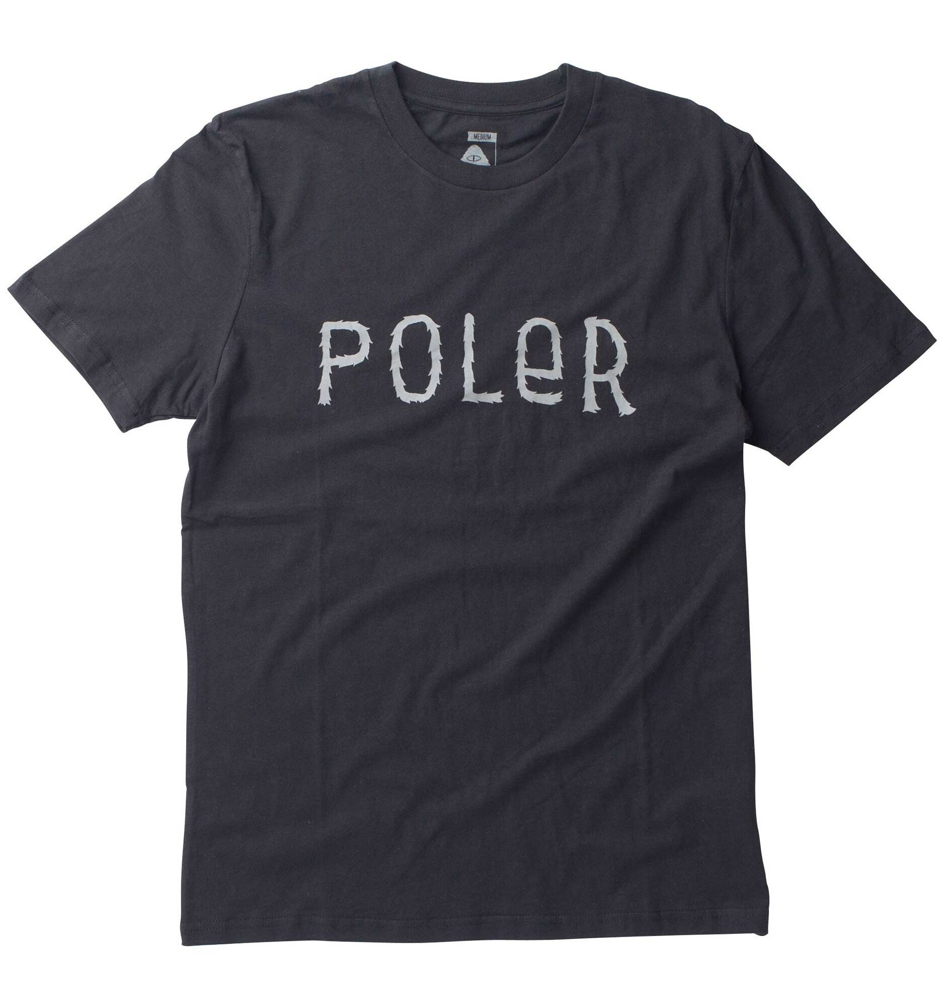 POLER T-Shirt FURRY FONT, black FA15 M