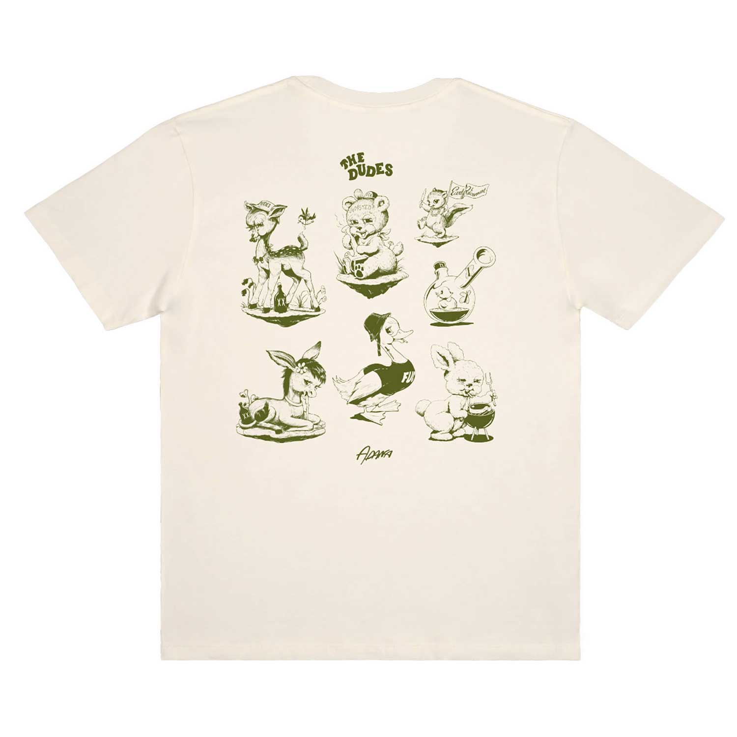 The Dudes Dudes Friends Classic T-Shirt - almond milk XXXL