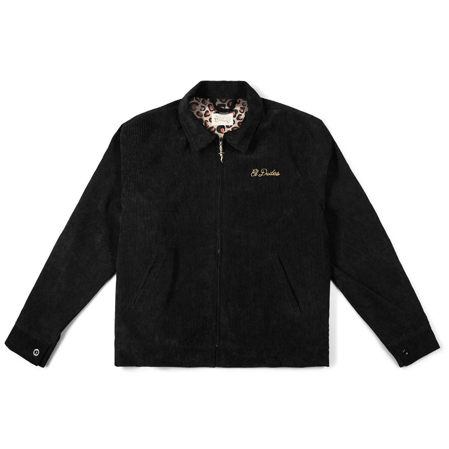 The Dudes El Dudes Jacke Tom Cord - black XS The Dudes El Dudes Jacke Tom Cord - black XXXL