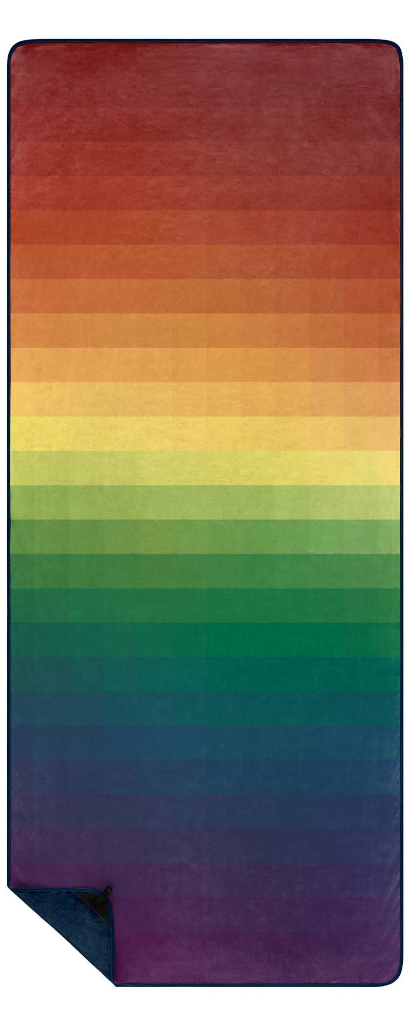 RUMPL Towel EVERYWHERE SHAMMY PRINTED, rainbow fade