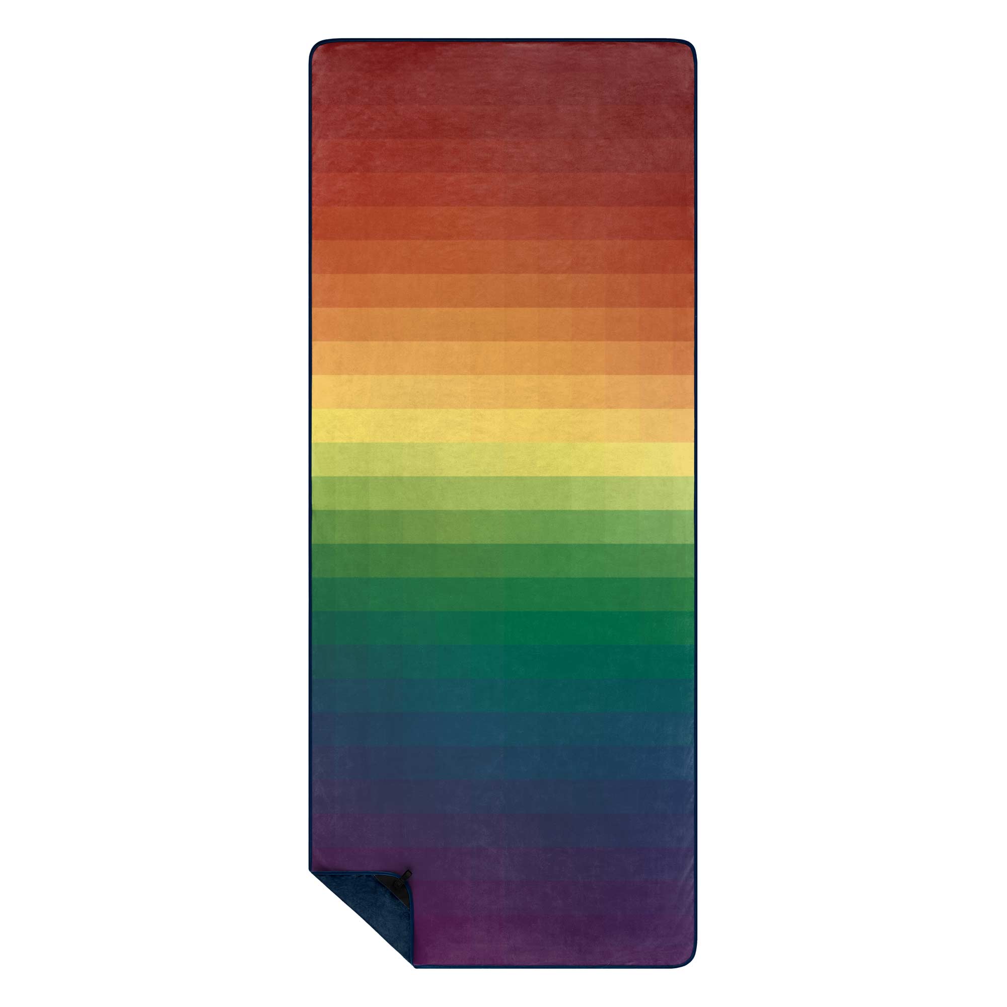 RUMPL Towel EVERYWHERE SHAMMY PRINTED, rainbow fade RUMPL Towel EVERYWHERE SHAMMY PRINTED, rainbow fade