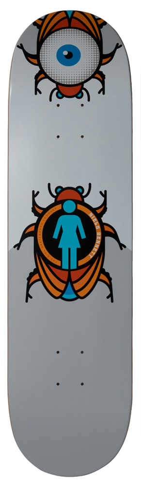 Girl Skateboard Deck Bennett Beetle Bum 8,50 Girl Skateboard Deck Bennett Beetle Bum 8,50