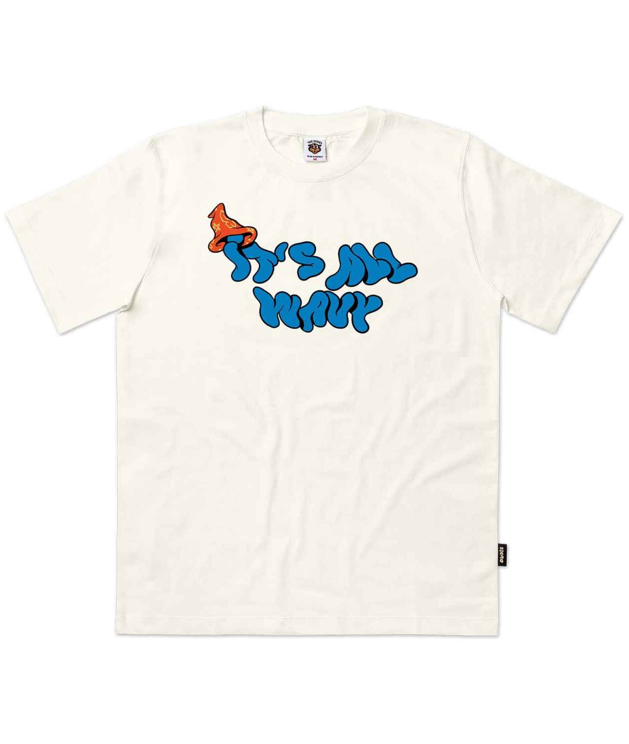 The Dudes All Wavy Seasonal T-Shirt - off white XS The Dudes All Wavy Seasonal T-Shirt - off white XXXL