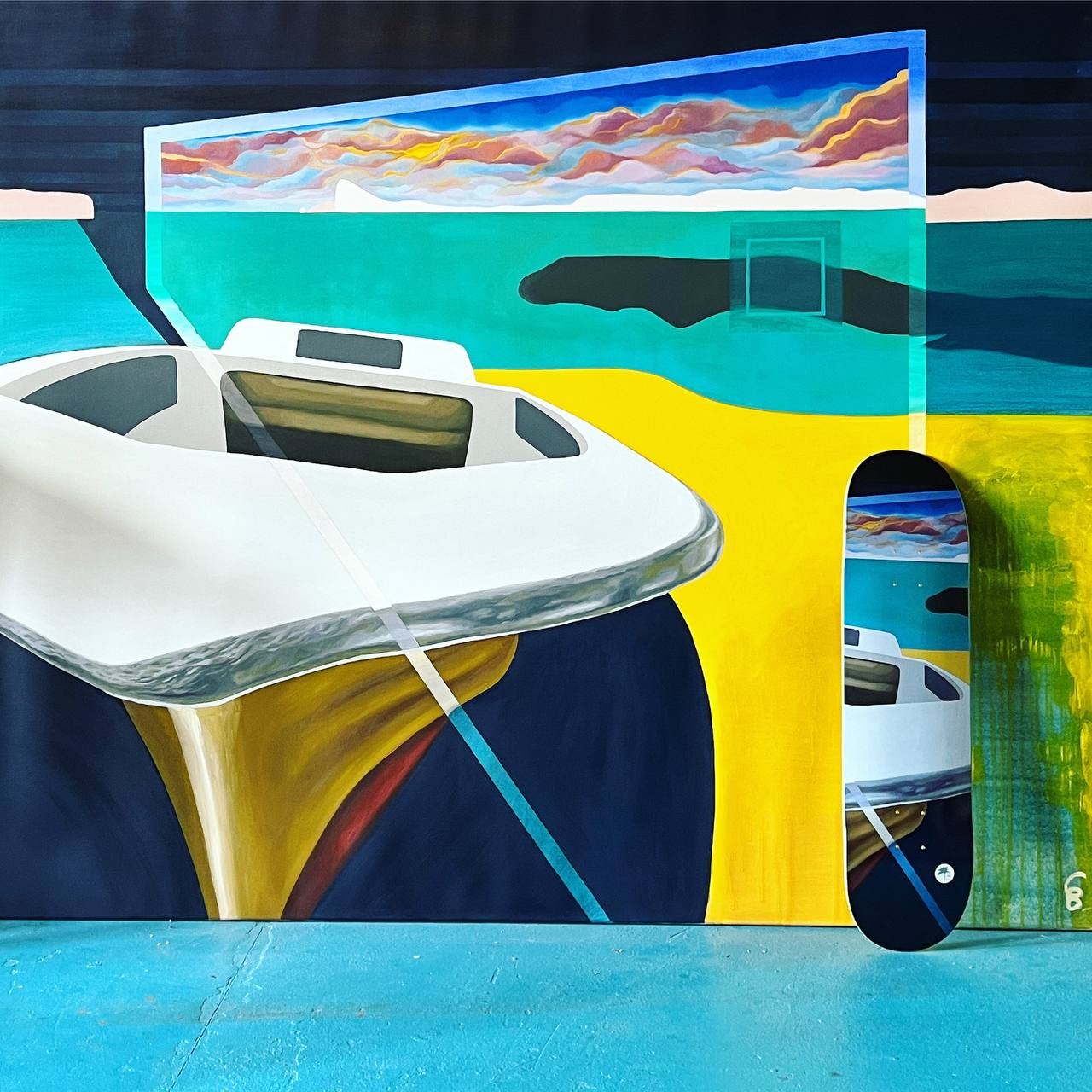 Below Skateboards The Boat Skateboard Deck 7.75