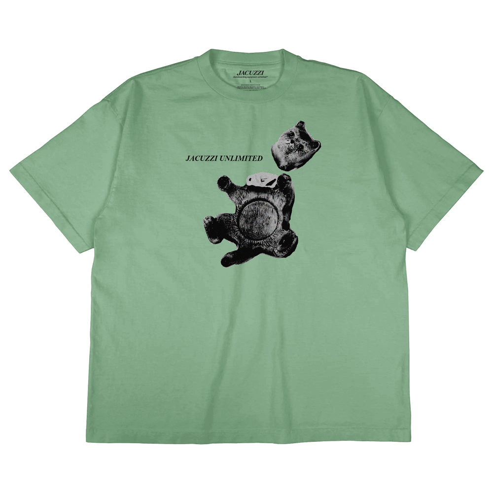 T-Shirt Jacuzzi Broken Garment Dye Purple XL