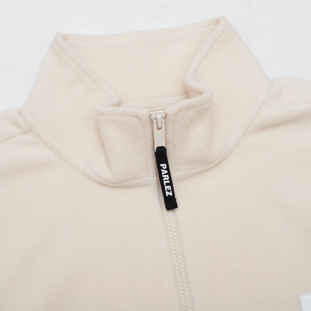 Parlez Reese Fleece Quarter Zip - ecru XXL