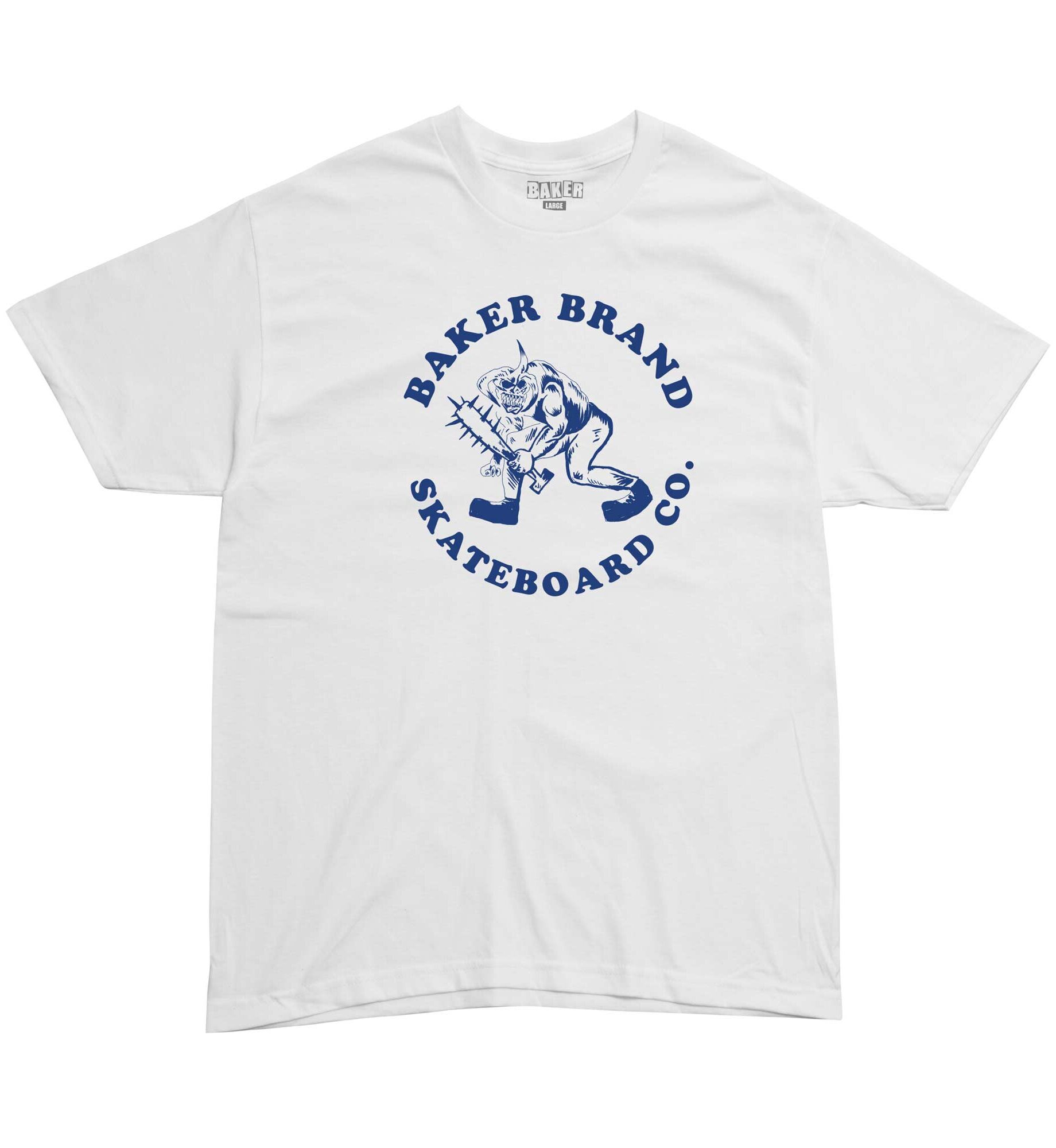 BAKER T-Shirt SLUGGER white BAKER T-Shirt SLUGGER, white M