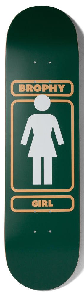 Girl Skateboard Deck Brophy Khaki To Shacky OG 8,1875 Girl Skateboard Deck Brophy Khaki To Shacky OG 8,1875