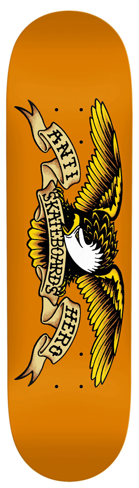 Anti Hero Skateboard Deck DBX Eagle Orange 8,75