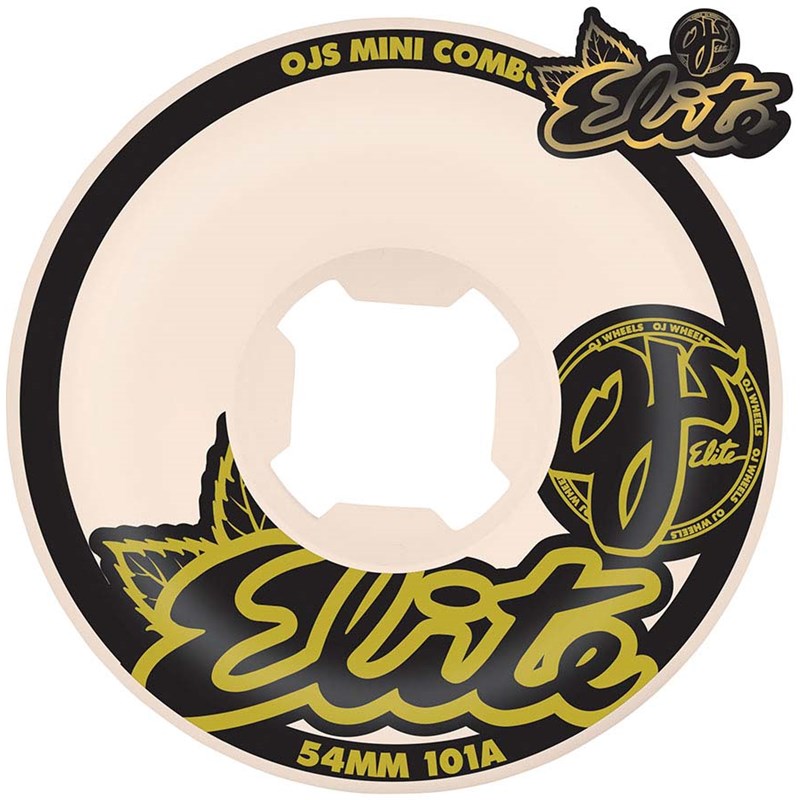 OJ Skateboard Rolls Elite White Mini Combo 53mm OJ Skateboard Rolls Elite White Mini Combo 53mm