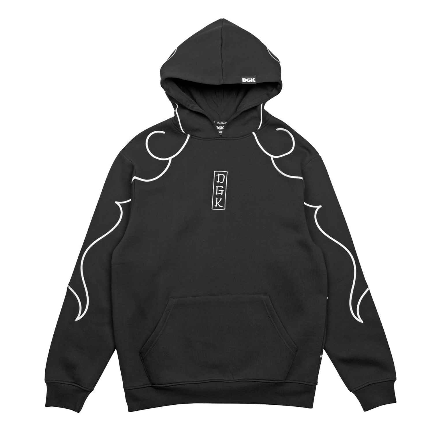 cfp-1118-1 DGK Arashi Hoodie - black XXL