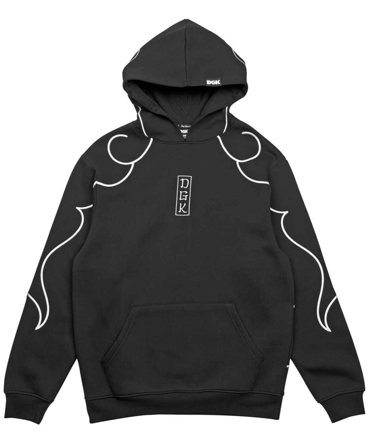 cfp-1118-1 DGK Arashi Hoodie - black XXL