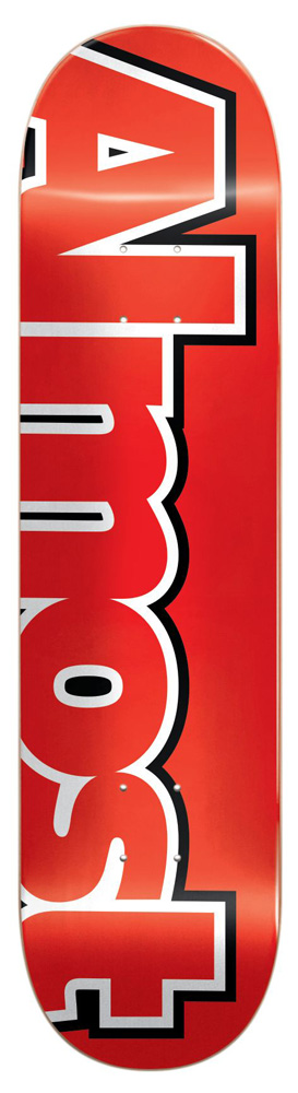 Almost Skateboard Deck Team Outliner HYB Red 8,5