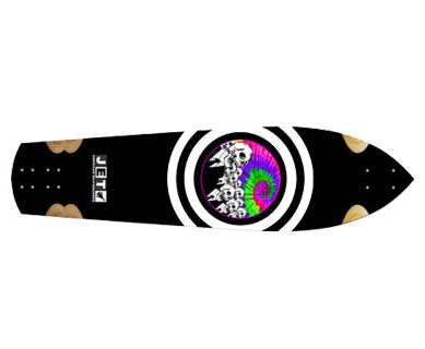 Jet Raptor SkyDye Longboard-Deck 38.5x10 Jet Raptor SkyDye Longboard-Deck 38.5x10