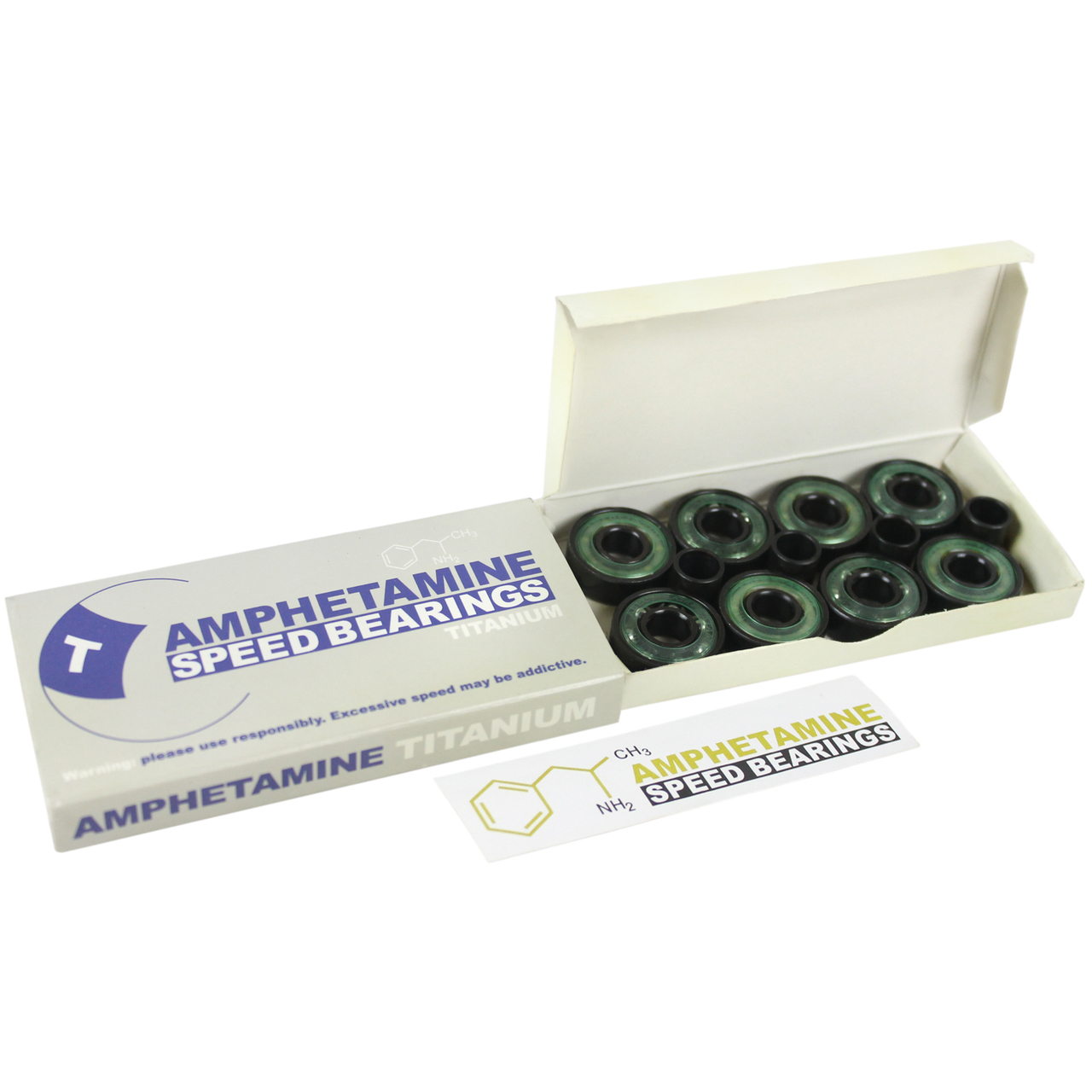 Amphetamine Bearings Skateboard Ball Bearings Titanium