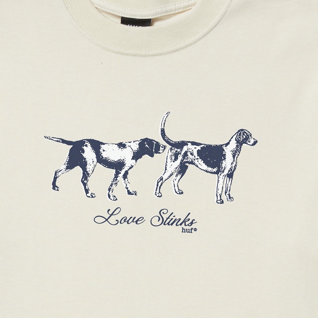 HUF Love Stinks T-Shirt - bone XXL