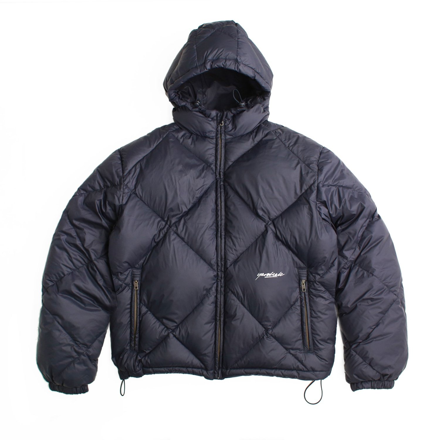 Yardsale Diamond Down Puffer Jacket - navy Yardsale Diamond Down Puffer Jacket - navy