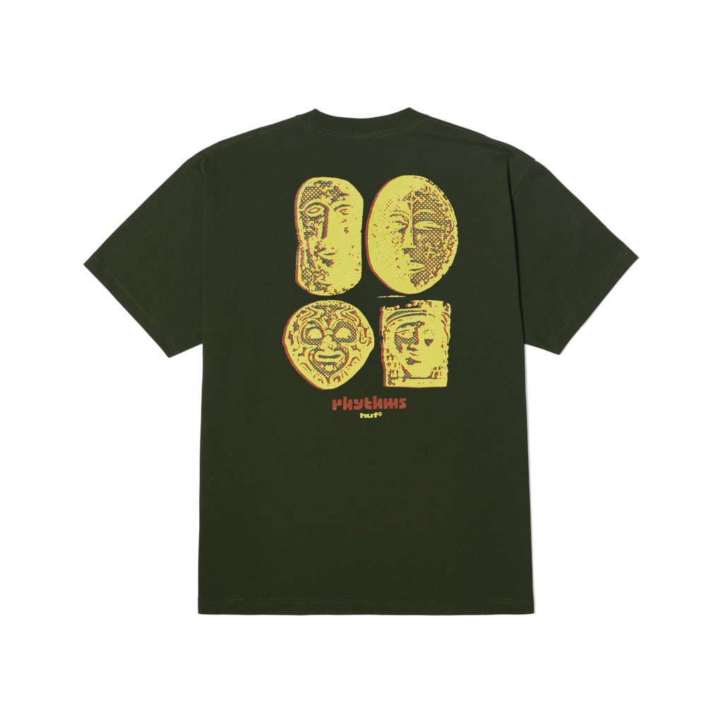 HUF Rhythms T-Shirt - hunter green S HUF Rhythms T-Shirt - hunter green XXL