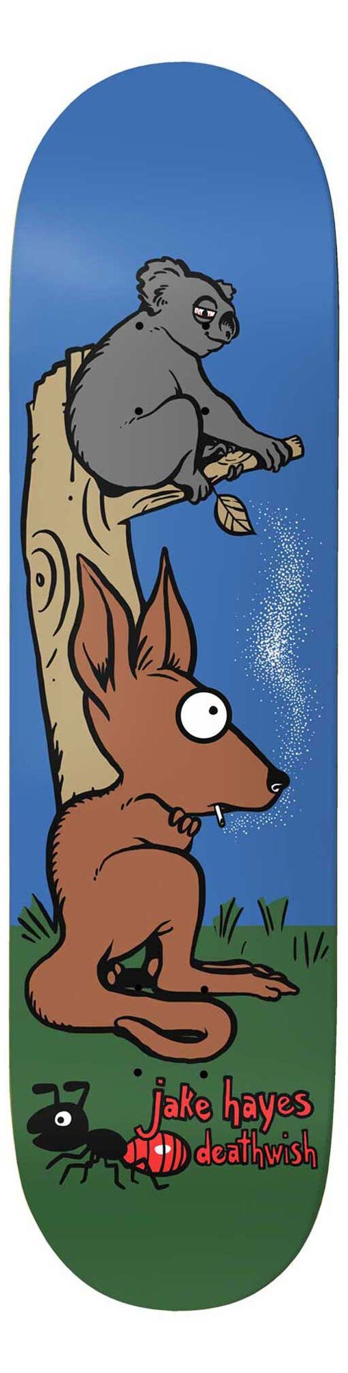 DEATHWISH Deck Smoking Roo JH 8.0, bunt 8.0