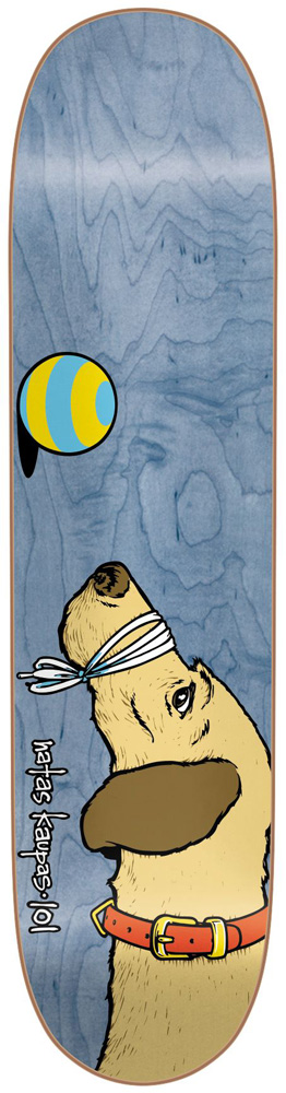 Heritage Skateboard Deck 101 Kaupas Dog , SP Blue/Veneer 7,88