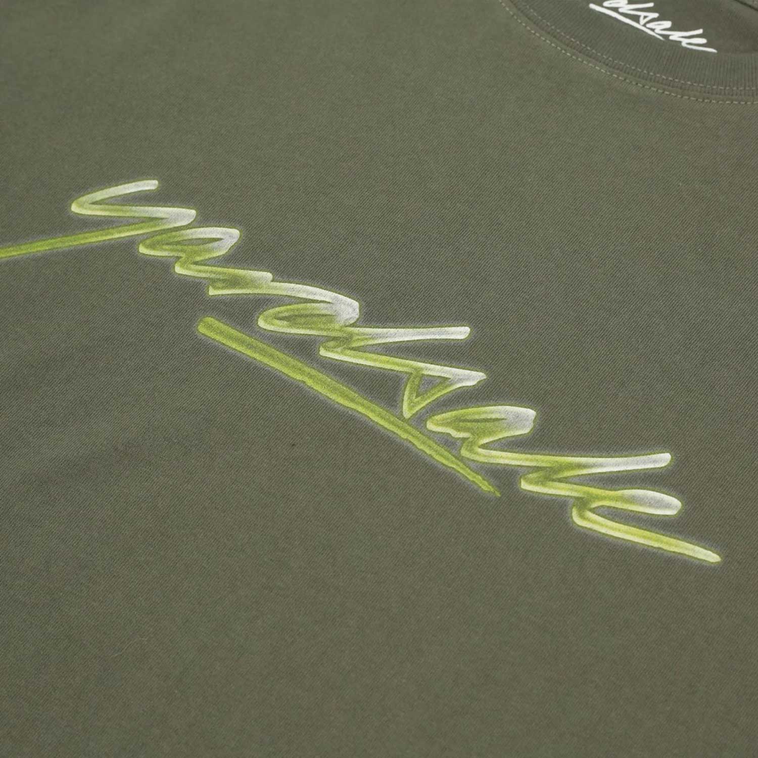 Yardsale Washed Script T-Shirt - sand