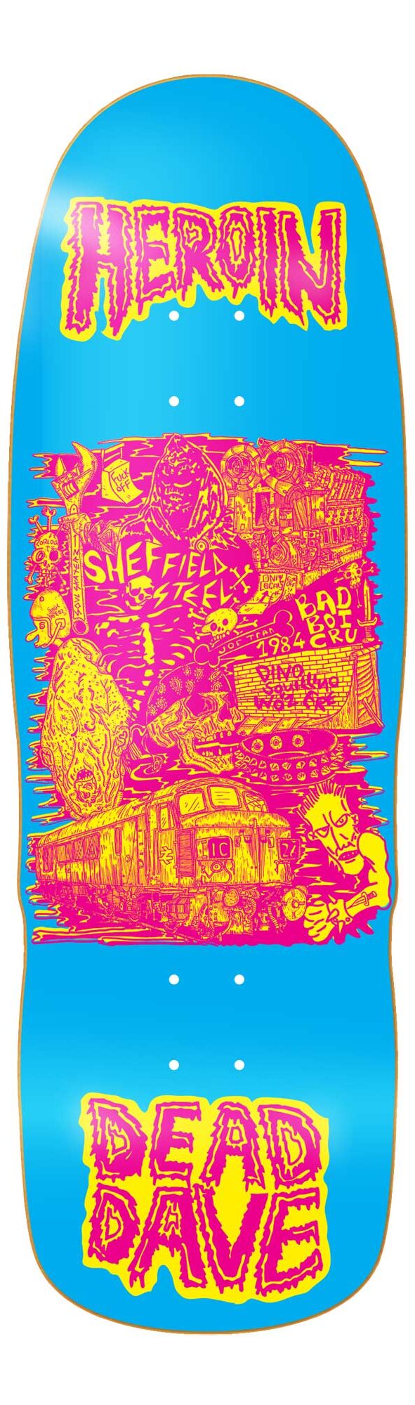 HEROIN Deck ALLEGORY OF FREAR DD 10.1, blue 10.1