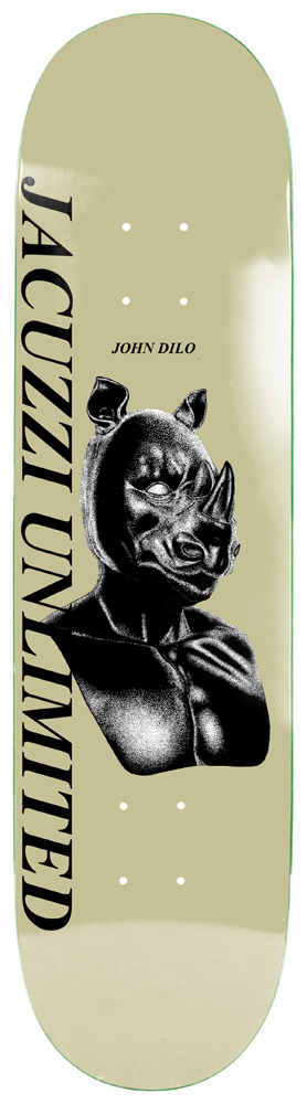 10910196-1 Jacuzzi Skateboard Deck Dilo Safe Word 7,75