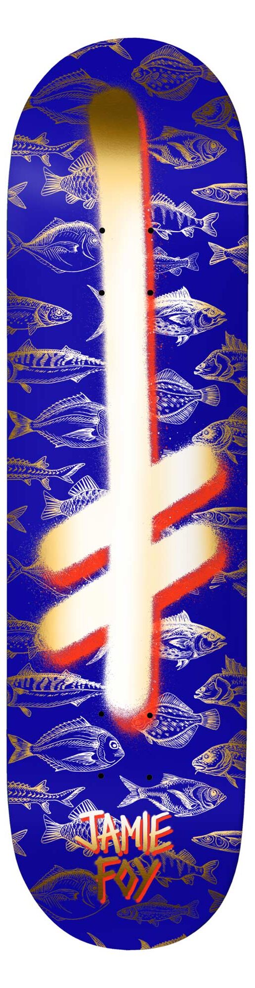 DEATHWISH Deck GANG LOGO FISHES 8.0 DEATHWISH Deck GANG LOGO FISHES 8.0