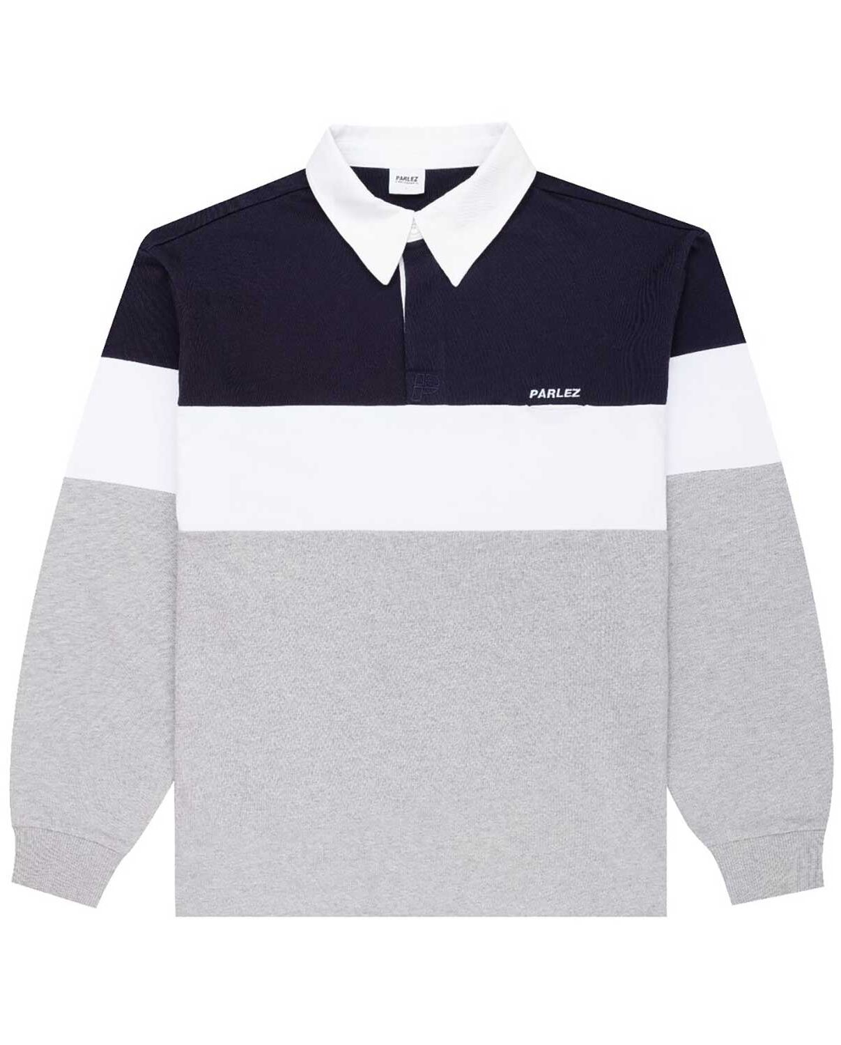 parhs25035-1 Parlez Strive Rugby Shirt - midnight