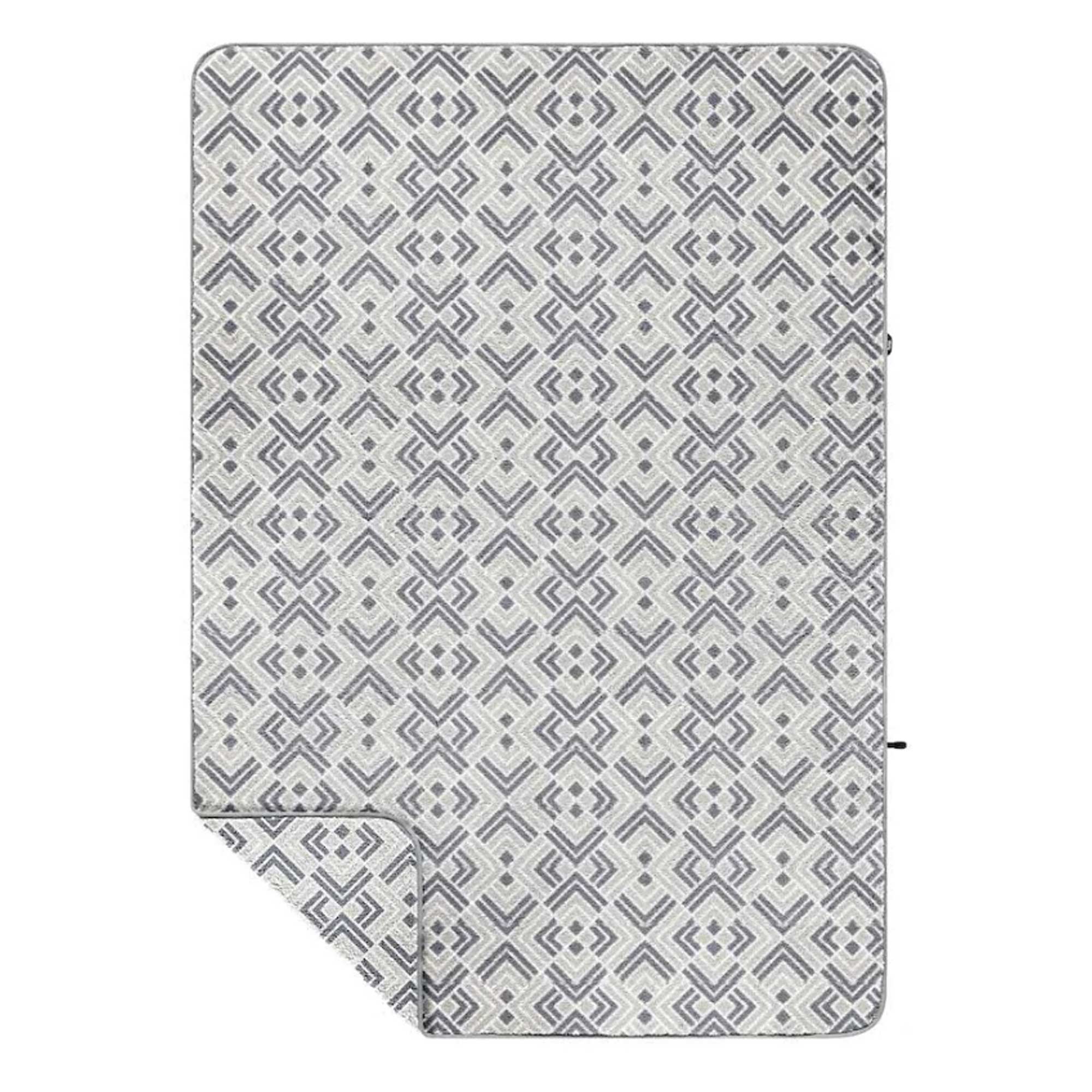 RUMPL Blanket SHERPA PUFFY PRINTED FLEECE / THROW, kaleidoscope RUMPL Blanket SHERPA PUFFY PRINTED FLEECE / THROW, kaleidoscope