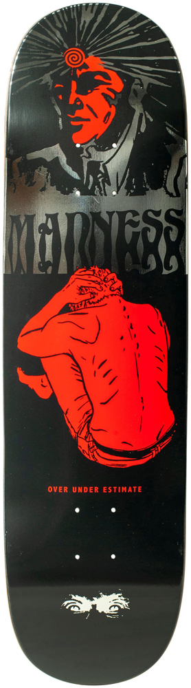 Madness Skateboard Deck Break Down 8,375 R7 Silver Madness Skateboard Deck Break Down 8,375 R7 Silver