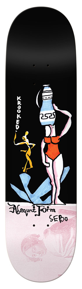 Krooked Skateboard Deck Walker Vase 8,06