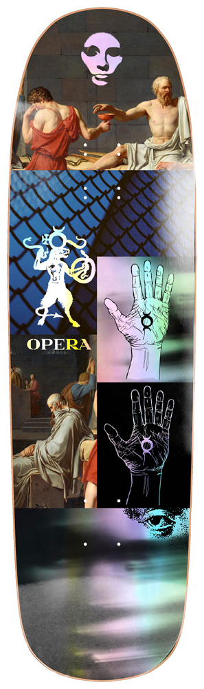 Opera Skateboard Deck Marked 9,125