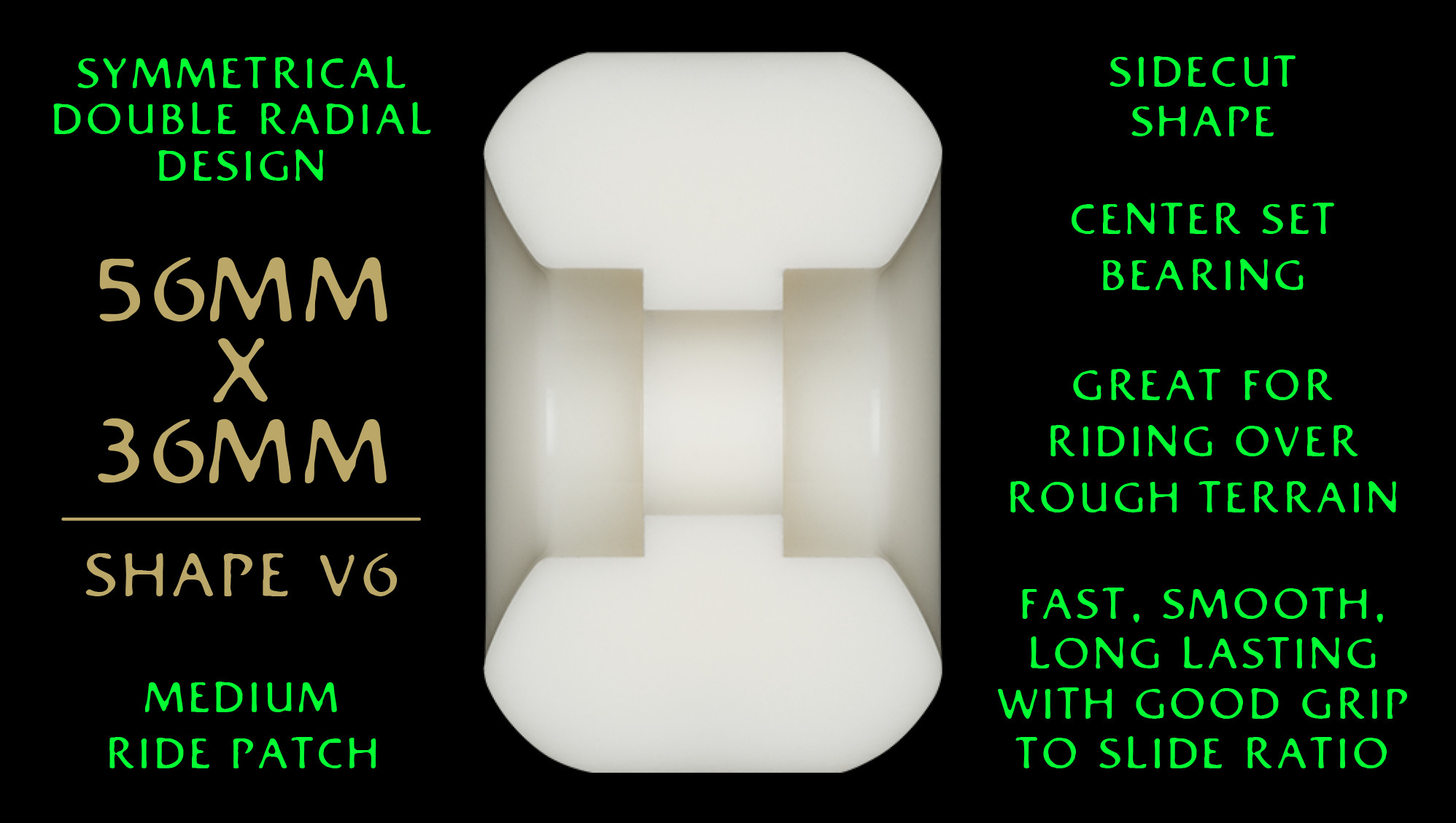 Powell-Peralta Rollen Dragons V6 88A 56mm Powell-Peralta Rollen Dragons V6 88A 56mm