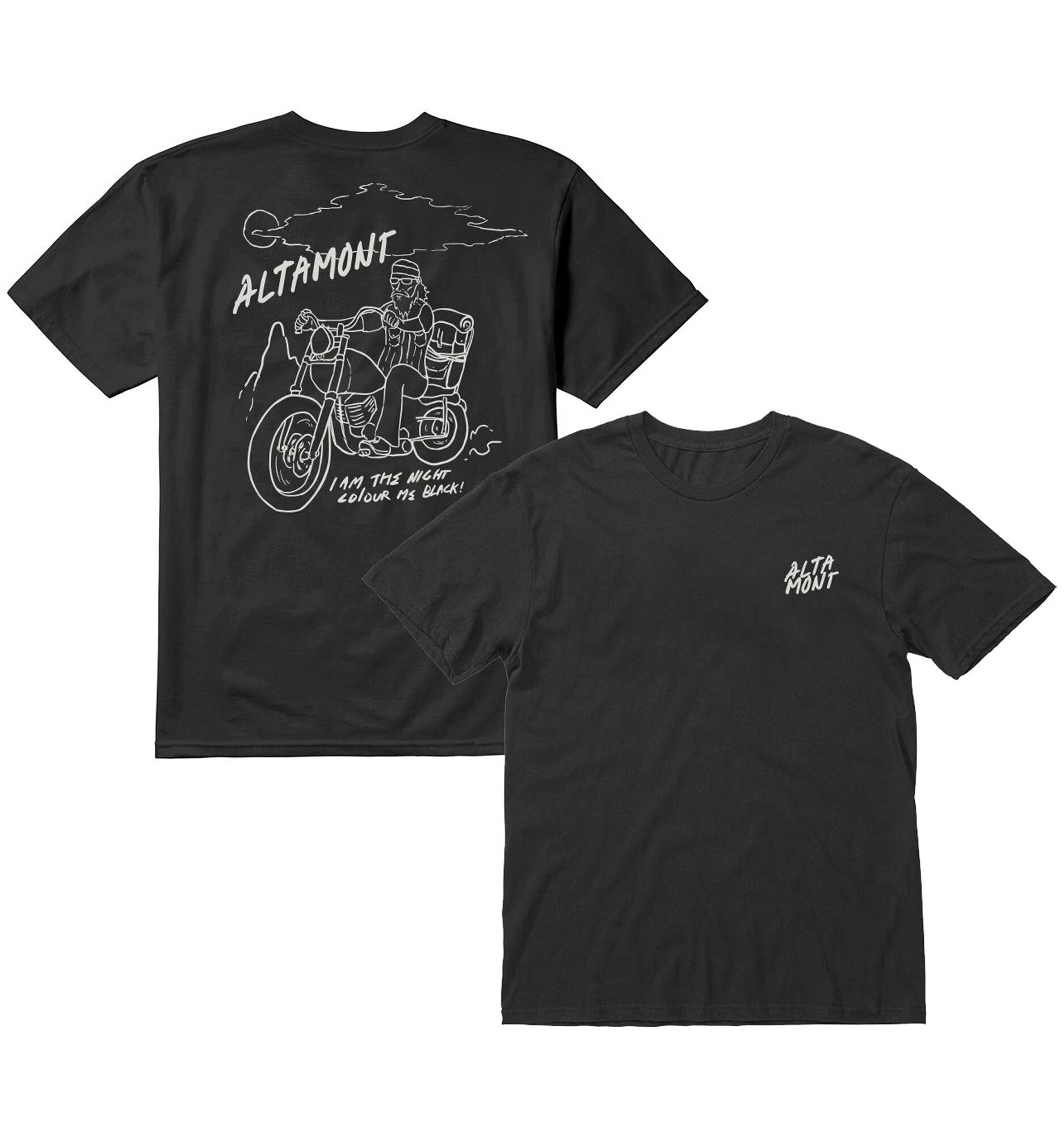 ALTAMONT T-Shirt I AM THE NIGHT S/S CUSTOM, black XL