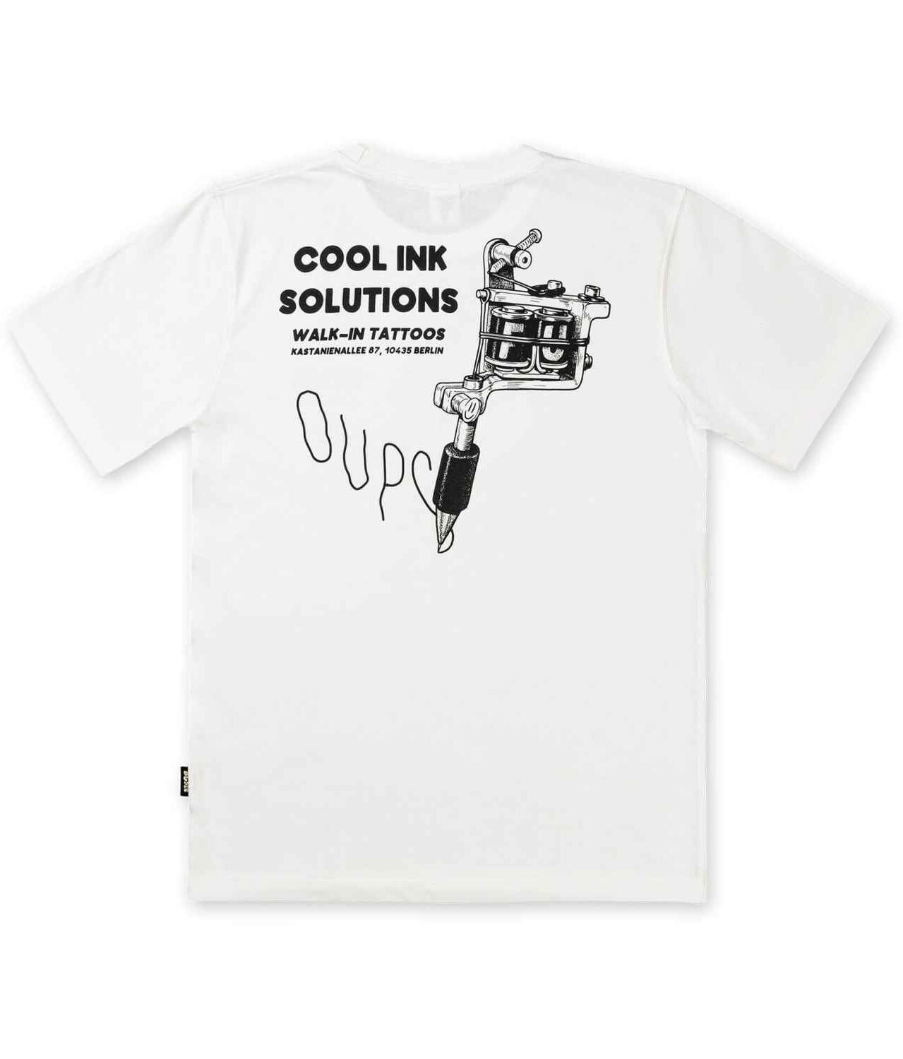 10013429-1 The Dudes Cool Ink T-Shirt - off-white XXXL