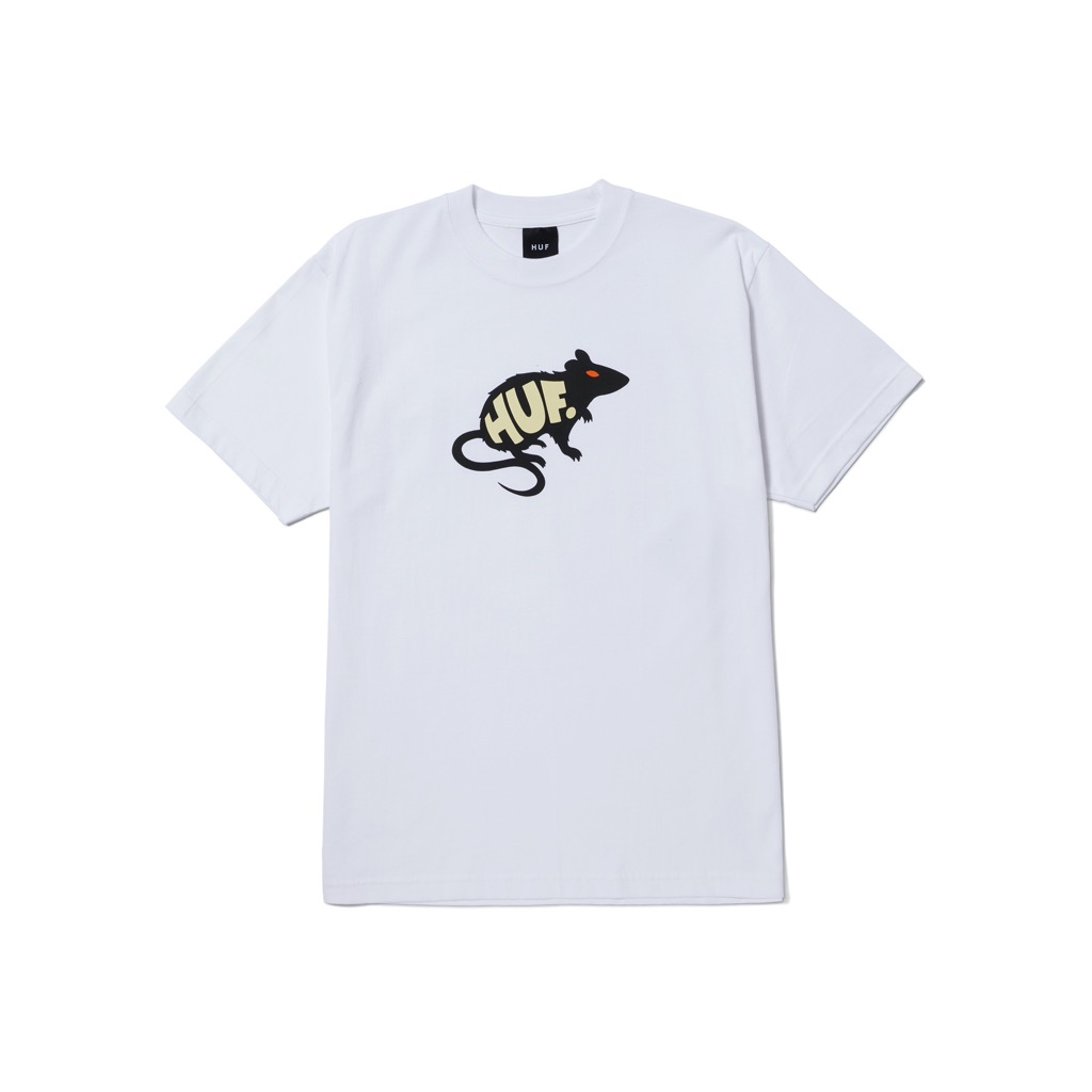 HUF Mans Best Friend T-Shirt - white HUF Mans Best Friend T-Shirt - white XXL