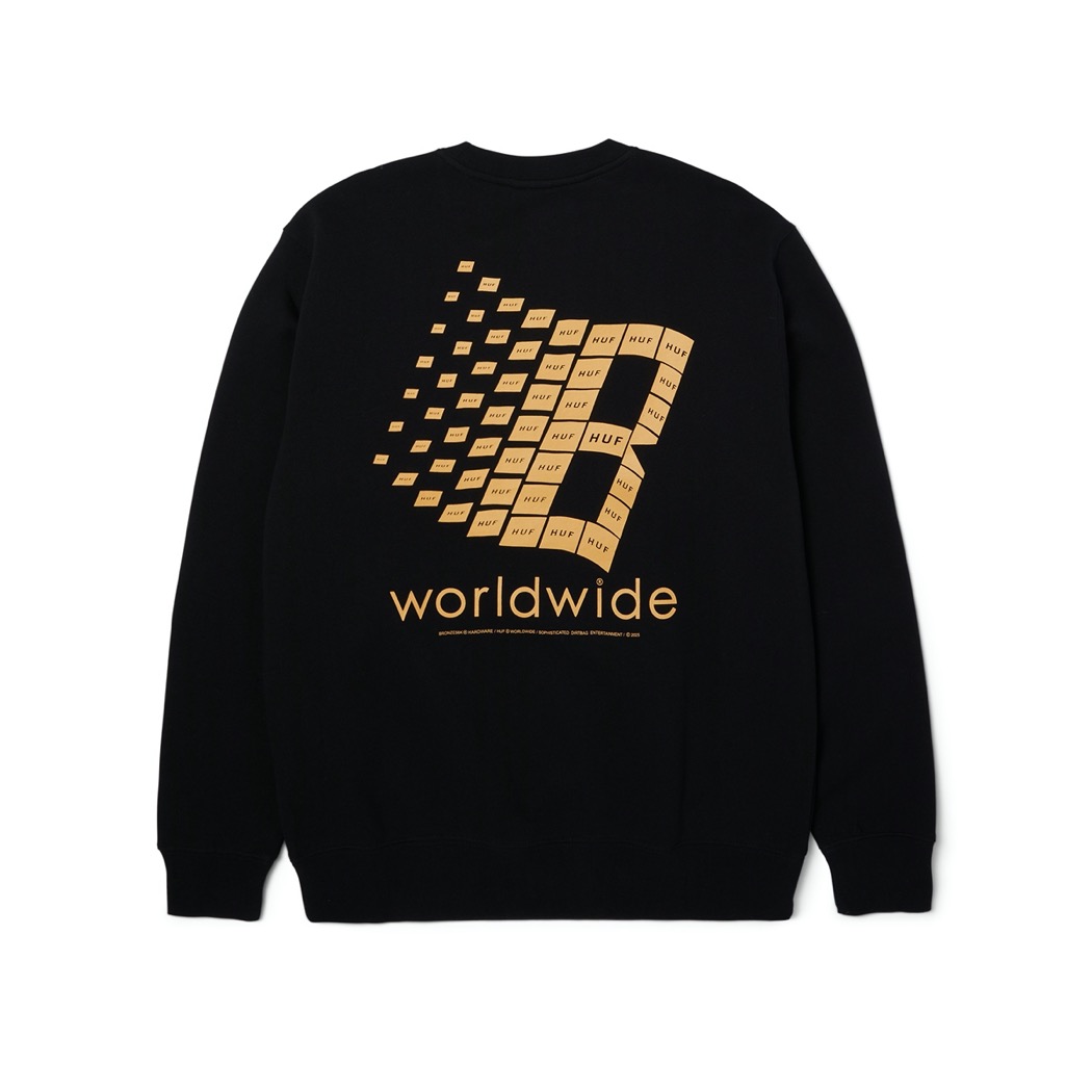 HUF X Bronze Pullover - black S HUF X Bronze Pullover - black S